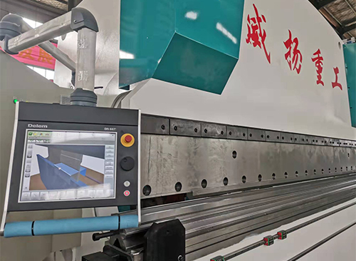 How does the clamping and positioning system in a CNC stamping machine ensure accurate part alignment during operation?